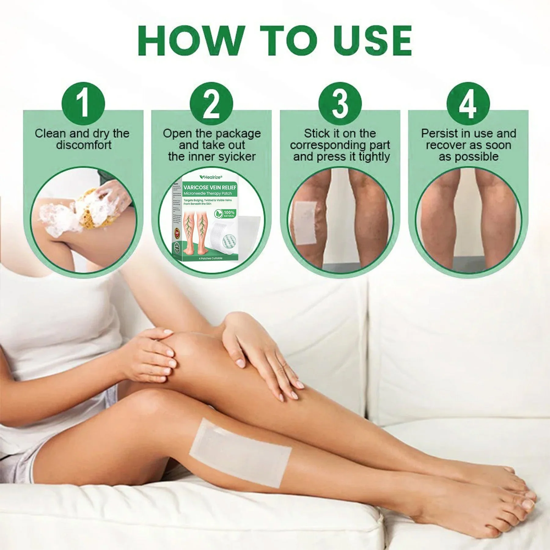 👨‍⚕️🔥Healrize® VeinEase Microneedle Care Patch⚡Instant Relief, Long-Term Results (offer) - Image 12