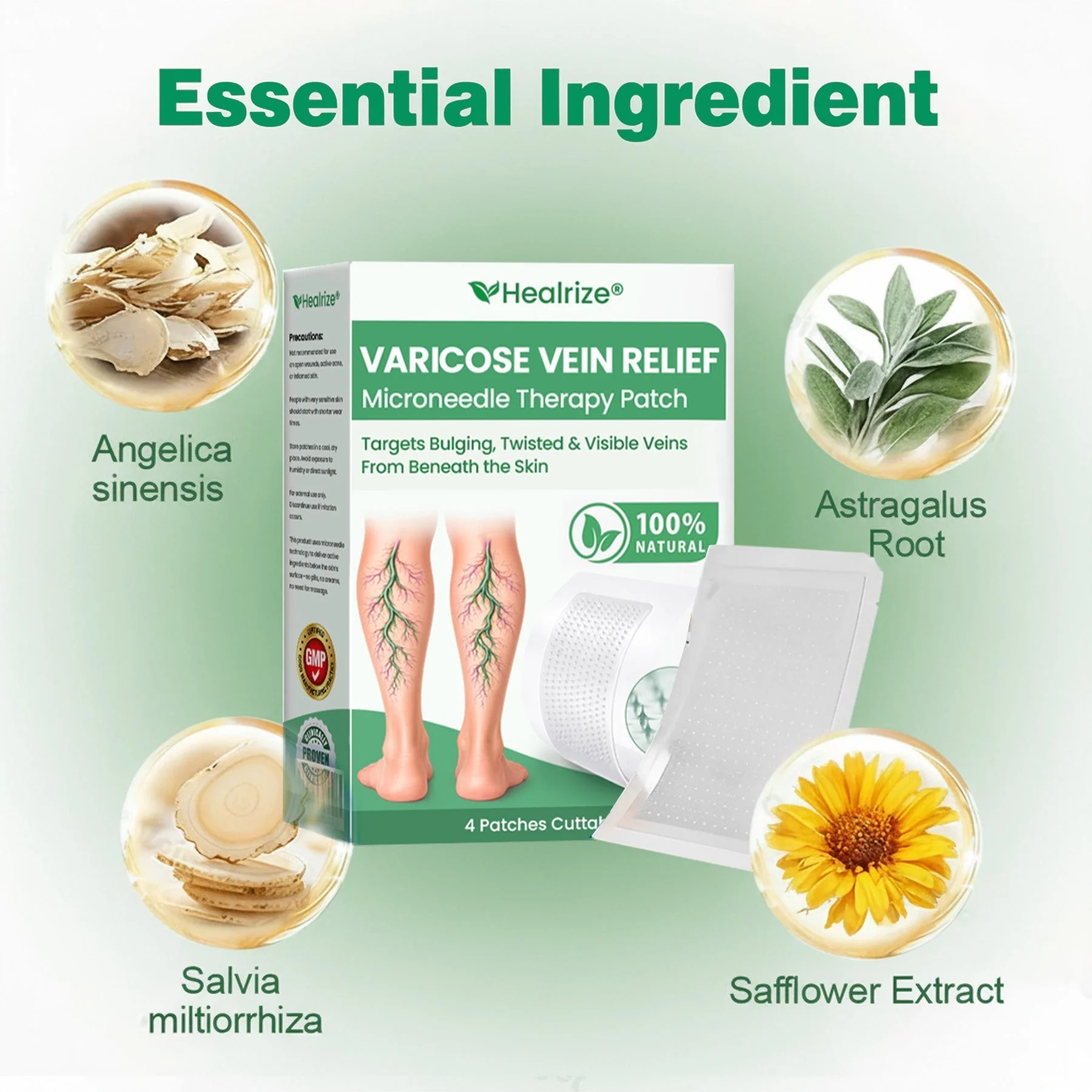 👨‍⚕️🔥Healrize® VeinEase Microneedle Care Patch⚡Instant Relief, Long-Term Results (offer) - Image 9