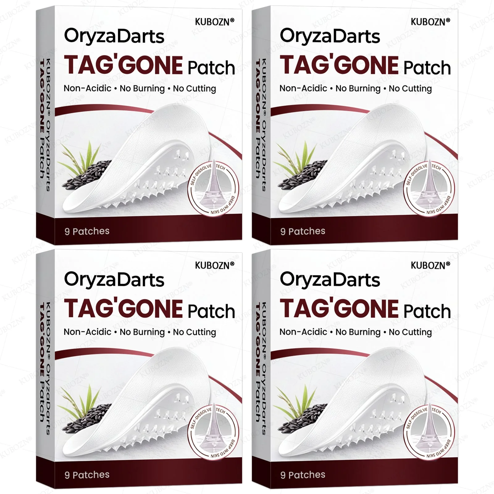 KUBOZN® OryzaDarts TAG’GONE Patch✨Pain-Free Root-Level Removal Powered by Black Rice MicroDarts. 🅱︎ - Image 10