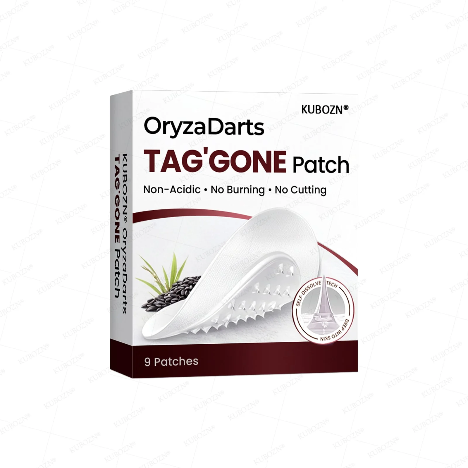 KUBOZN® OryzaDarts TAG’GONE Patch✨Pain-Free Root-Level Removal Powered by Black Rice MicroDarts. 🅱︎ - Image 8