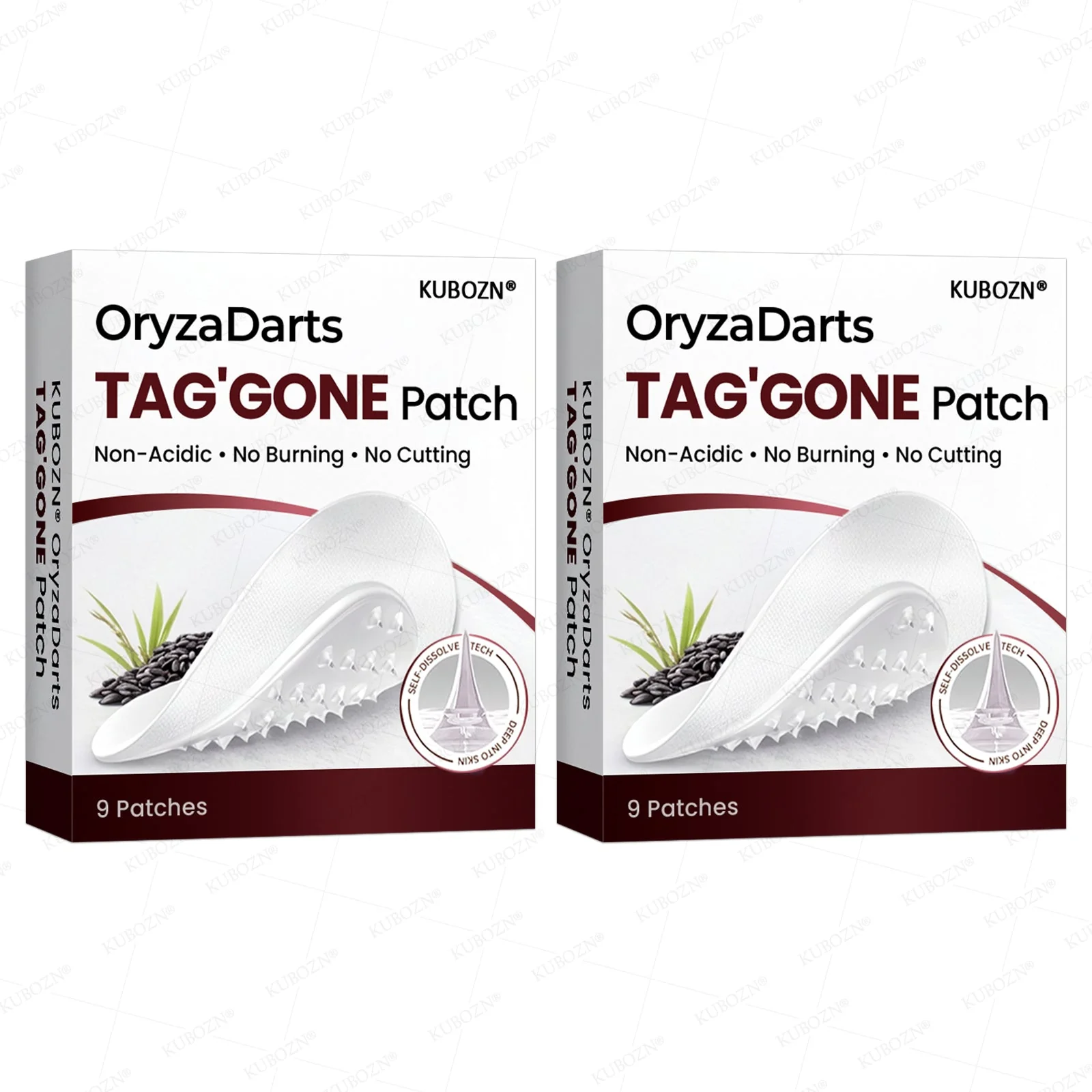 KUBOZN® OryzaDarts TAG’GONE Patch✨Pain-Free Root-Level Removal Powered by Black Rice MicroDarts. 🅱︎ - Image 9