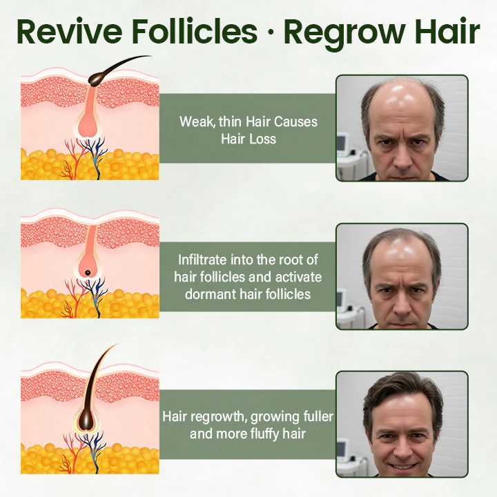 🅱︎Cvreoz® Follicure BioGrow Hair Restoration Spray ( Reawaken Your Roots. Regrow Naturally. ✨ Clinically Proven Hair Regrowth Within 4 Weeks ✨) - Image 4