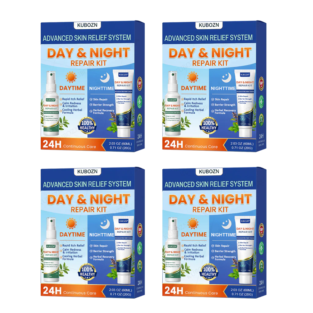 KUBOZN® Eczema Day & Night Repair System - 100% Steroid-Free Relief Duo for Intense Itch, Redness & Broken Skin - Image 7