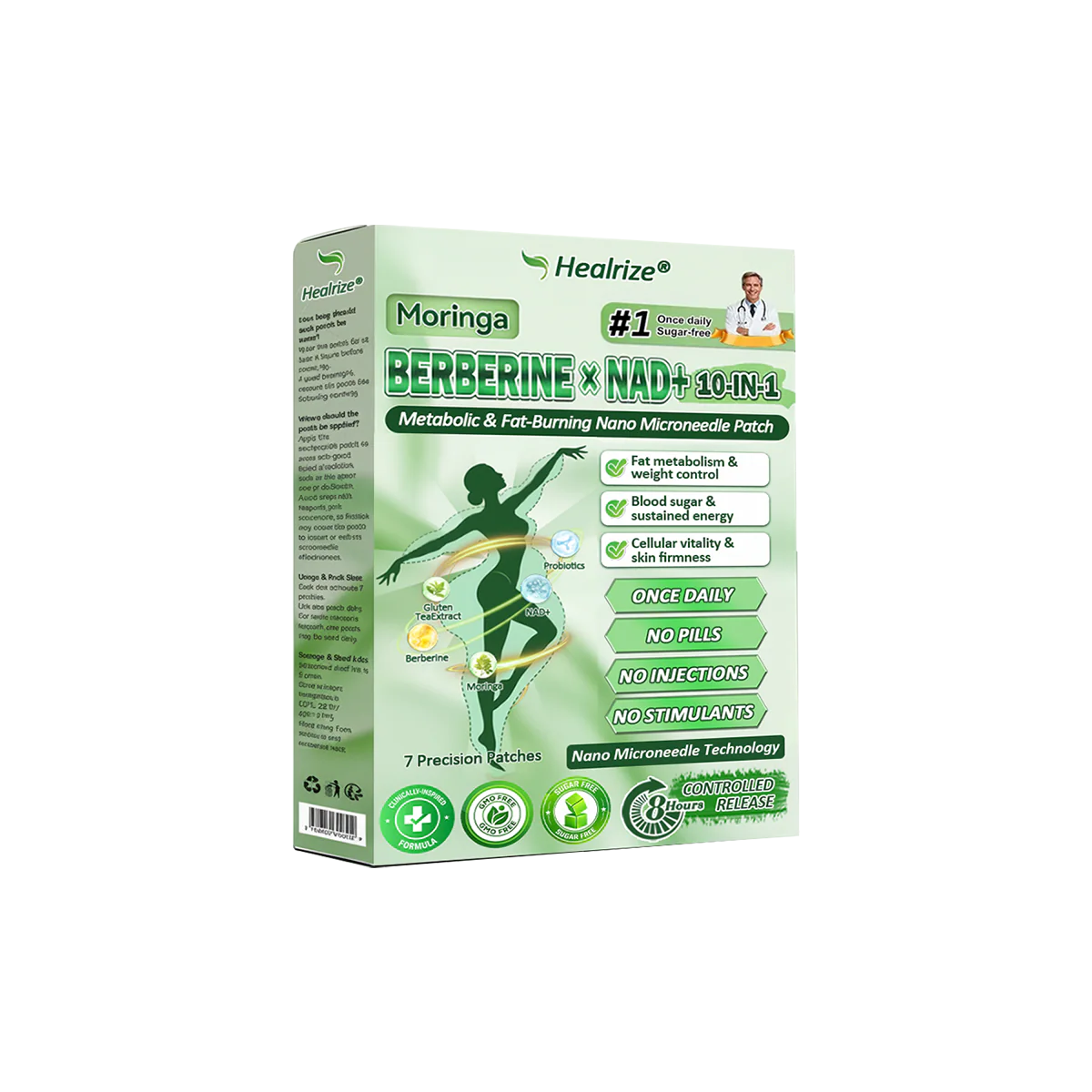 𝗢𝗳𝗳𝗶𝗰𝗶𝗮𝗹 𝗦𝘁𝗼𝗿𝗲 | ⏳⏳Healrize® 𝙈𝒐𝒓𝒊𝒏𝒈𝗮 · 𝗕𝗲𝗿𝗯𝐞𝐫𝐢𝐧𝙚 × 𝙉𝑨𝑫+ 𝟏𝟎-𝙞𝙣-1 𝘼𝒅𝒗𝒂𝒏𝒄𝒆𝐝 𝐍𝐚𝐧𝙤 𝙈𝙞𝙘𝙧𝙤𝙣𝒆𝒆𝒅𝒍𝐞 𝐏𝐚𝐭𝙘𝙝(𝗝𝘂𝘀𝘁 𝗼𝗻𝗰𝗲 𝗮 𝗱𝗮𝘆, 𝘃𝗶𝘀𝗶𝗯𝗹𝗲 𝗿𝗲𝘀𝘂𝗹𝘁𝘀 𝗶𝗻 𝟳 𝗱𝗮𝘆𝘀) ✅𝗙𝗼𝗿: 𝗼𝗯𝗲𝘀𝗶𝘁𝘆, 𝗹𝗼𝗼𝘀𝗲 𝘀𝗸𝗶𝗻, 𝘁𝘆𝗽𝗲 𝟮 𝗱𝗶𝗮𝗯𝗲𝘁𝗲𝘀, 𝘀𝗹𝗲𝗲𝗽 𝗮𝗽𝗻𝗲𝗮, 𝗷𝗼𝗶𝗻𝘁 𝗶𝘀𝘀𝘂𝗲𝘀, 𝗮𝗻𝗱 𝗺𝗼𝗿𝗲 - Image 15