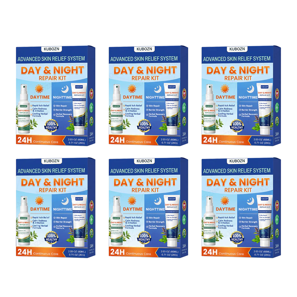 KUBOZN® Psoriasis Day & Night Repair System - 100% Steroid-Free Relief Duo for Plaques, Scaling & Itch - Image 10