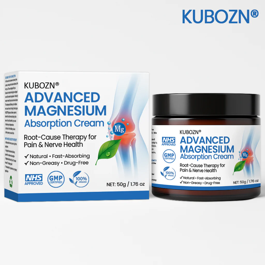 KUBOZN® Advanced Magnesium Absorption Cream for Arthritis, Neuropathy & Joint Pain BIGO