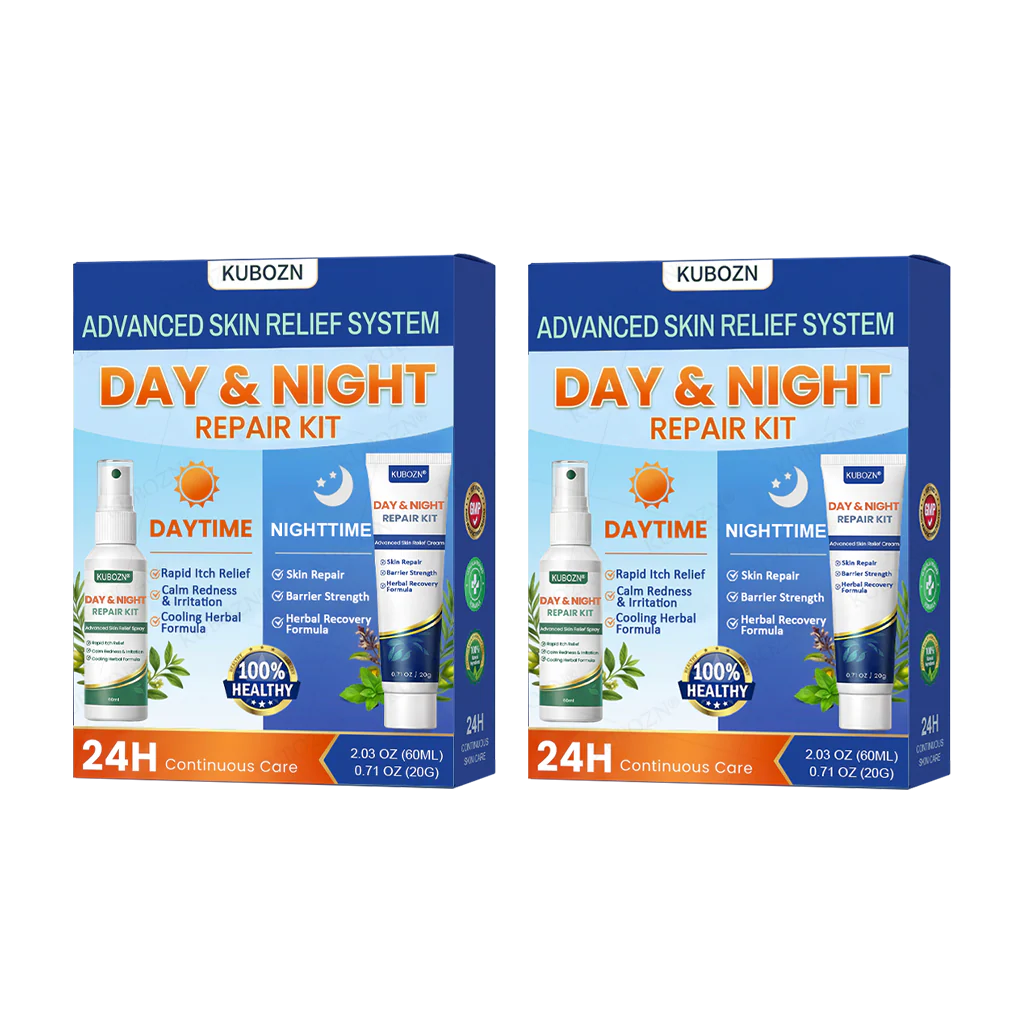KUBOZN® Eczema Day & Night Repair System - 100% Steroid-Free Relief Duo for Intense Itch, Redness & Broken Skin (offer) - Image 9