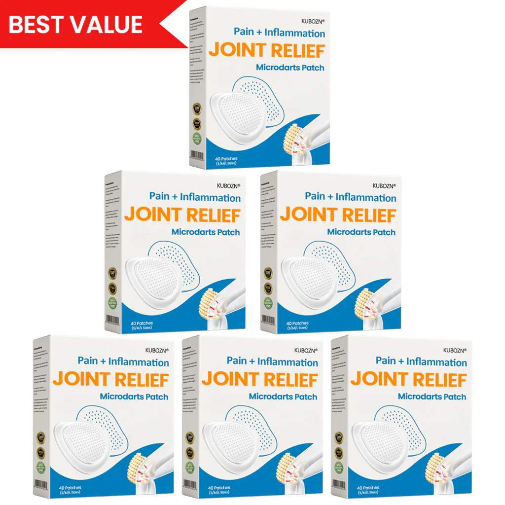 KUBOZN® Joint Pain Relief Patches – 40 Mixed Sizes for Knees, Back, Shoulders | NHS-Backed MicroTips (offer) - Image 8