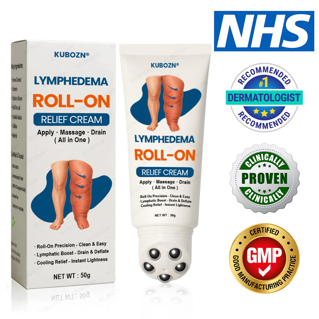 ✨KUBOZN® Roll-On Cream for Lymphatic Drainage & Swelling Relief  🅱︎