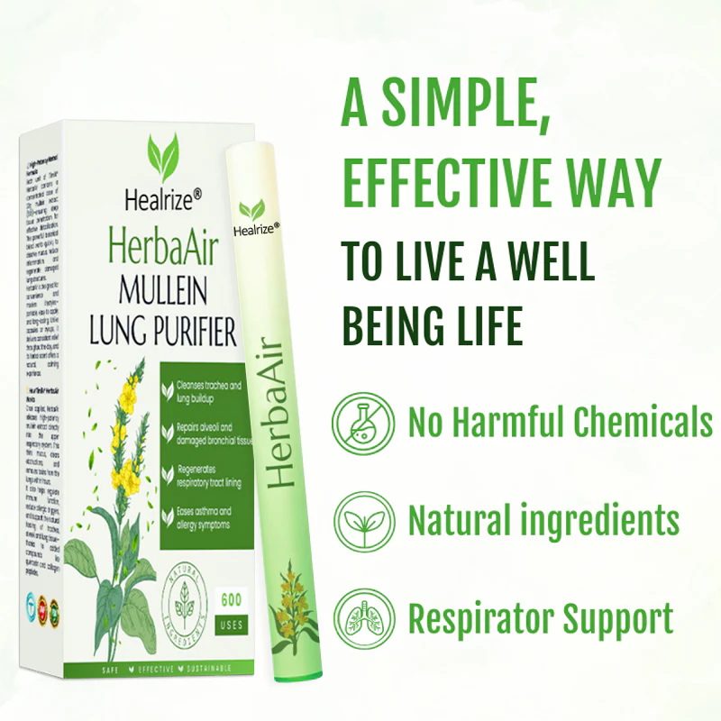 T Healrize® HerbaAir Mullein Lung Purifier - Image 4