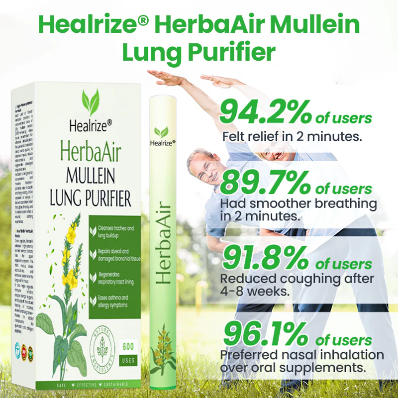 T Healrize® HerbaAir Mullein Lung Purifier - Image 5