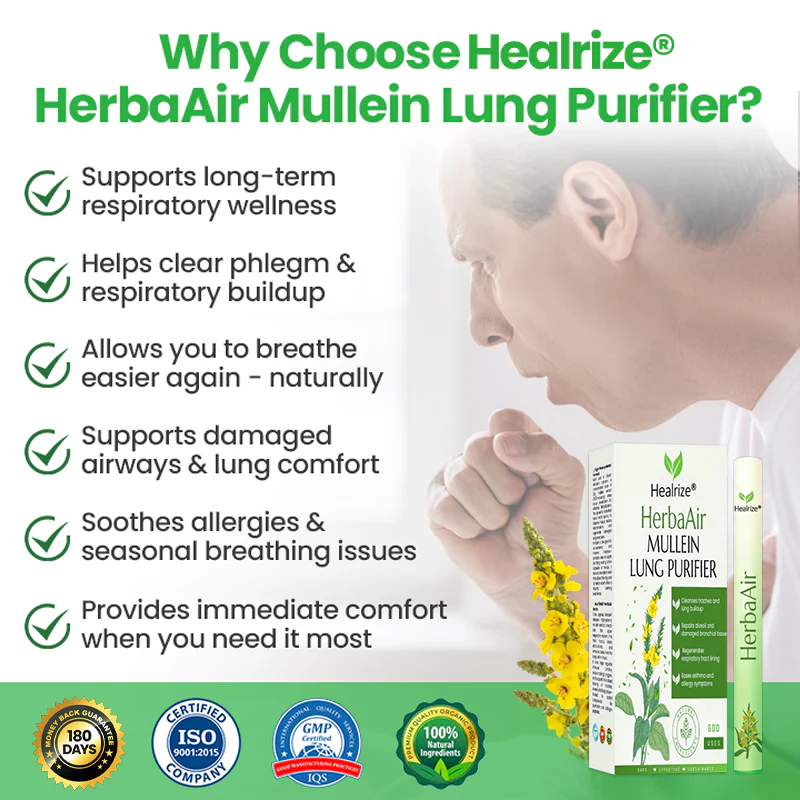 T Healrize® HerbaAir Mullein Lung Purifier - Image 8